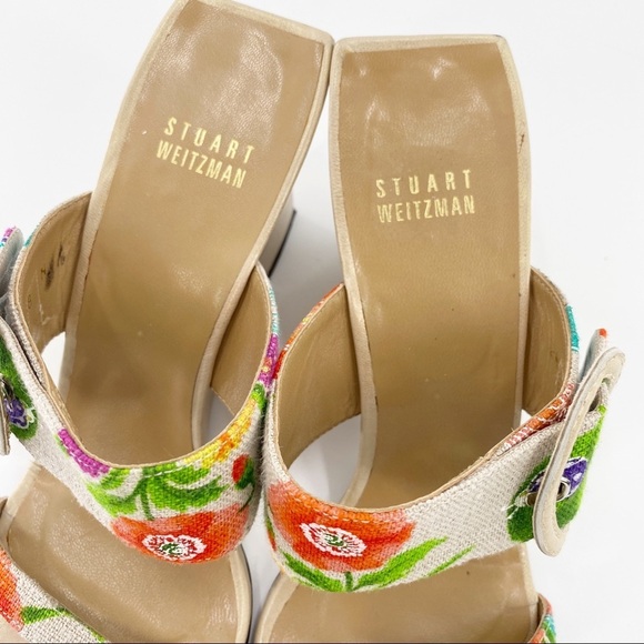 Stuart Weitzman Slip On Wedge Sandal - Picture 7 of 11